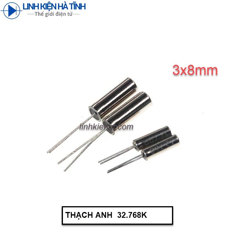 THẠCH ANH 32.768K hình trụ 3 * 8 THẠCH ANH ĐỒNG HỒ